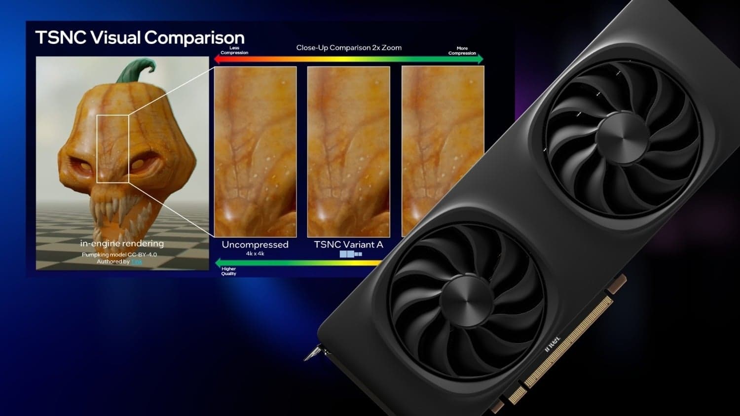 Intel Announces AI Texture Compression to Save VRAM and Disk Space